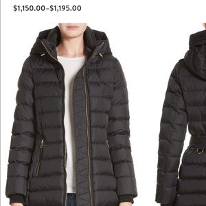 Burberry down coat size xl